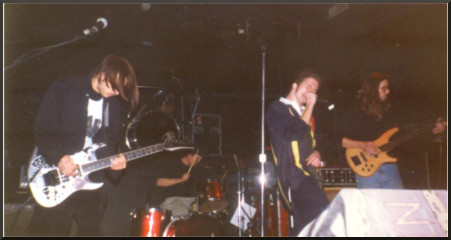 Nathan performing with End of End, St. Louis, Missouri