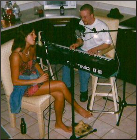 Nathan and Jessica Mashburn recording 'Bridges' 